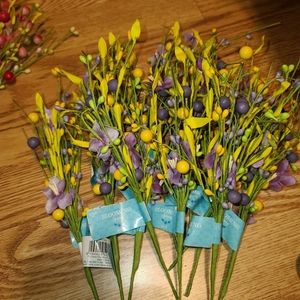 Purple Pastel Spring Flowers